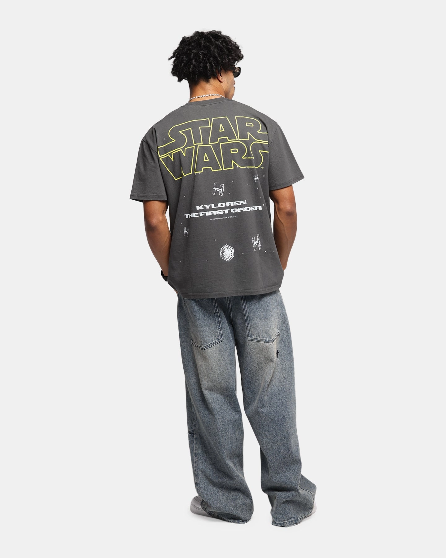 73 Studio Star Wars Order 66 Vintage T-Shirt Black Wash Stretch Fabric Technology