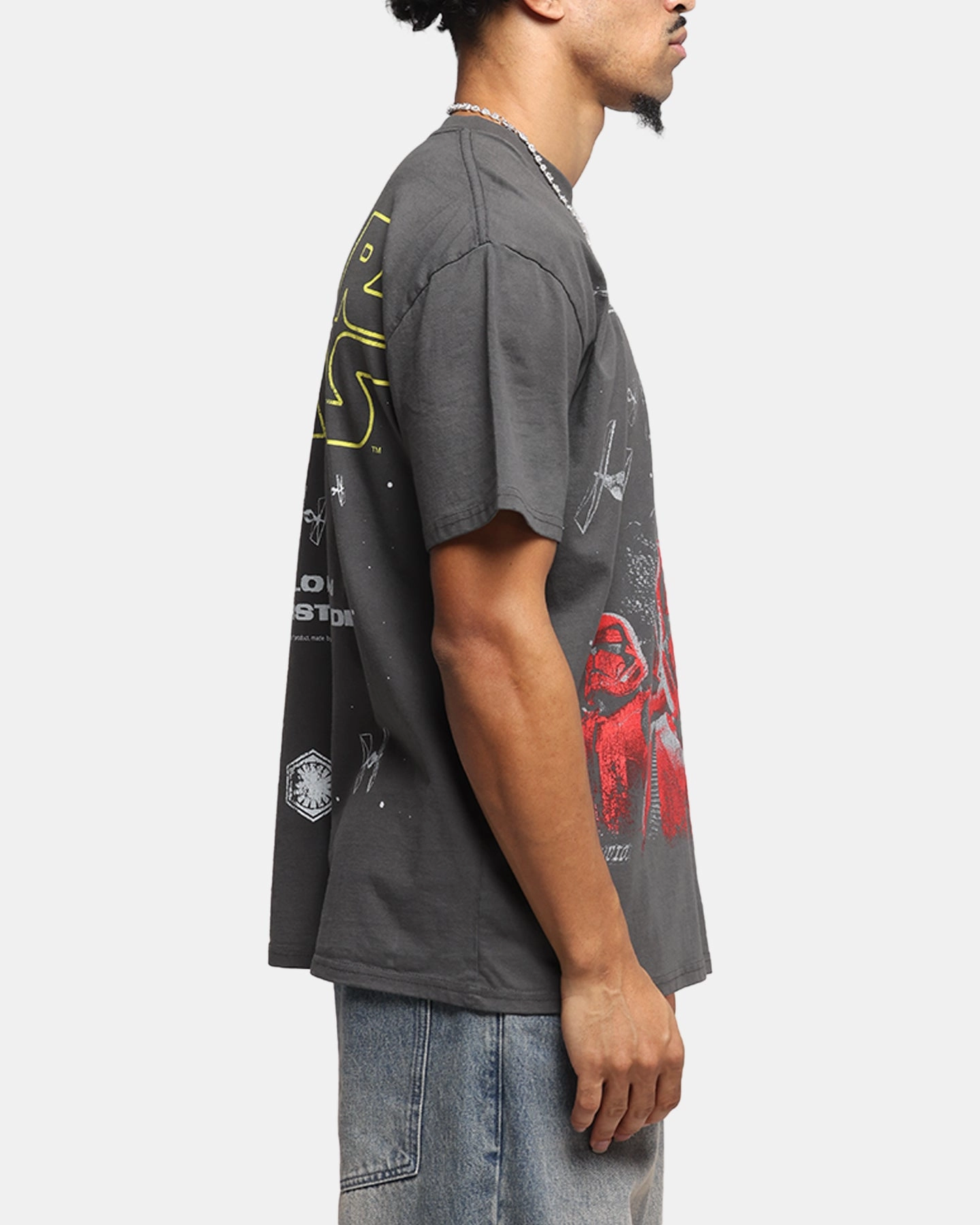 Comfortable and stylish Relaxed Wear 73 Studio Star Wars Order 66 Vintage T-Shirt Black Wash