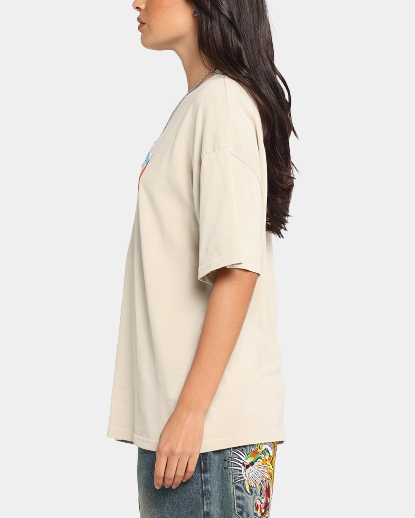 Fit for Any Season 73 Studio X Cartoon Network The Powerpuff Girls Box Logo Vintage T-Shirt Stone