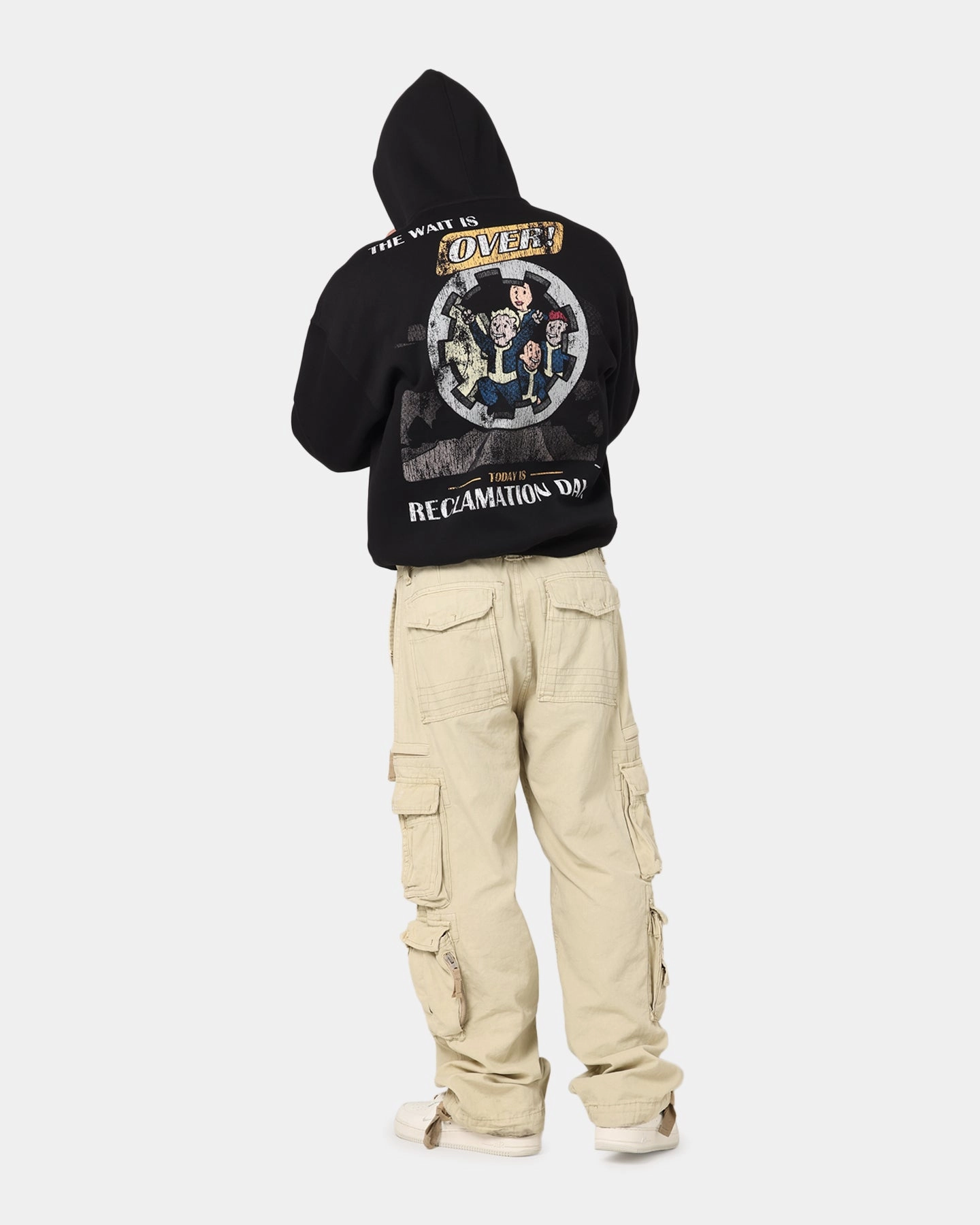 Dolphin like Eco Conscious Material 73 Studio X Fallout '76 Fallout Premium Hoodie Black