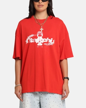 73 Studio X Naruto Chibi Itachi Vintage T-Shirt Red All Season Wear Versatile Wardrobe Piece