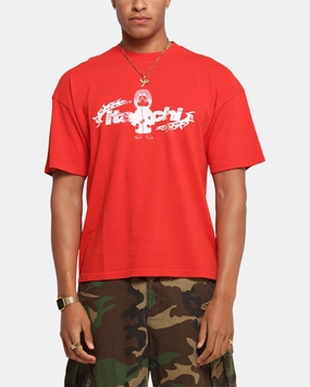 All-day Comfort 73 Studio X Naruto Chibi Itachi Vintage T-Shirt Red