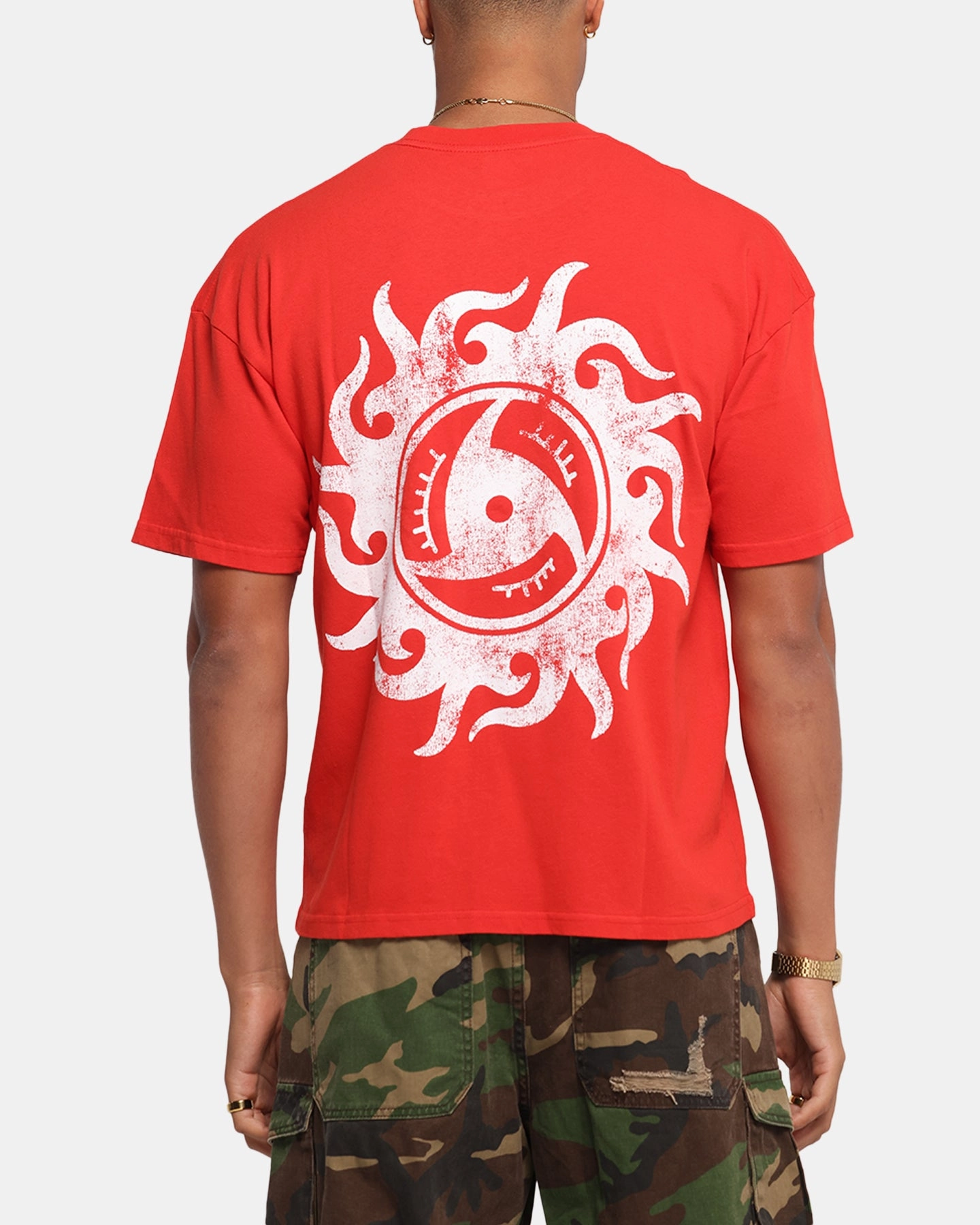 73 Studio X Naruto Chibi Itachi Vintage T-Shirt Red Casual Outfit Seasonal Layer