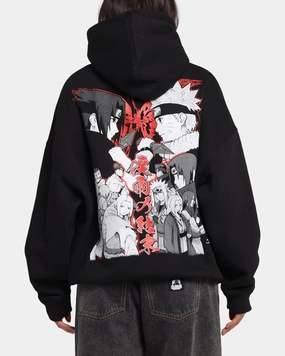 73 Studio X Naruto The End Of Tears Premium Hoodie Black Rugged Texture Low Carbon