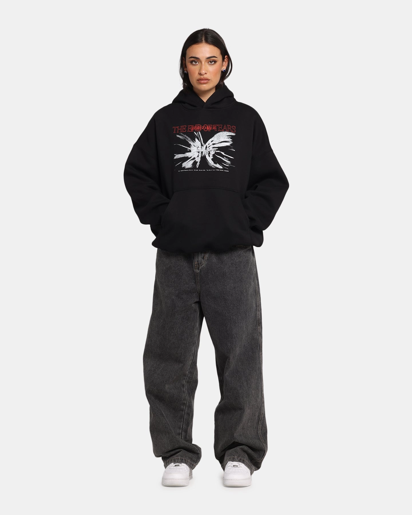 73 Studio X Naruto The End Of Tears Premium Hoodie Black Outdoor Activity