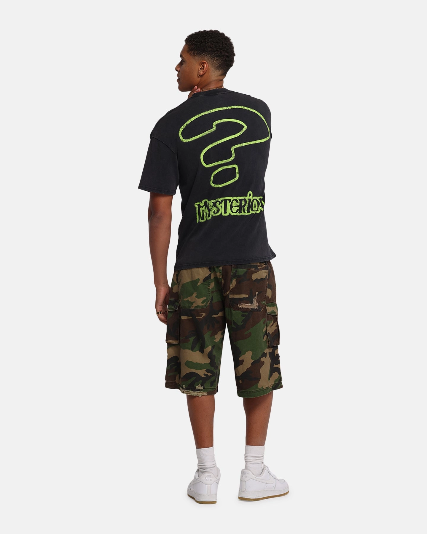 73 Studio X South Park Mysterion Vintage T-Shirt Black Acidwash Casual Touch