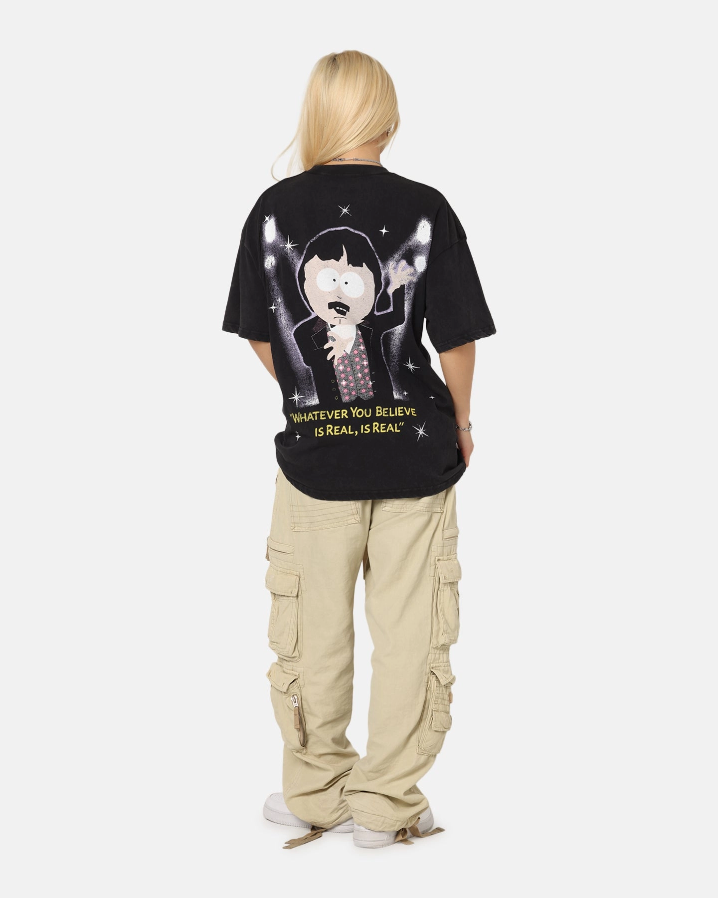 73 Studio X South Park The Amazing Randy Vintage T-Shirt Black Acidwash Non Irritating Tags Timeless Comfort Wear