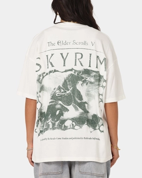 Ruffled edges 73 Studio X The Elder Scrolls V: Skyrim Vintage T-Shirt Off White