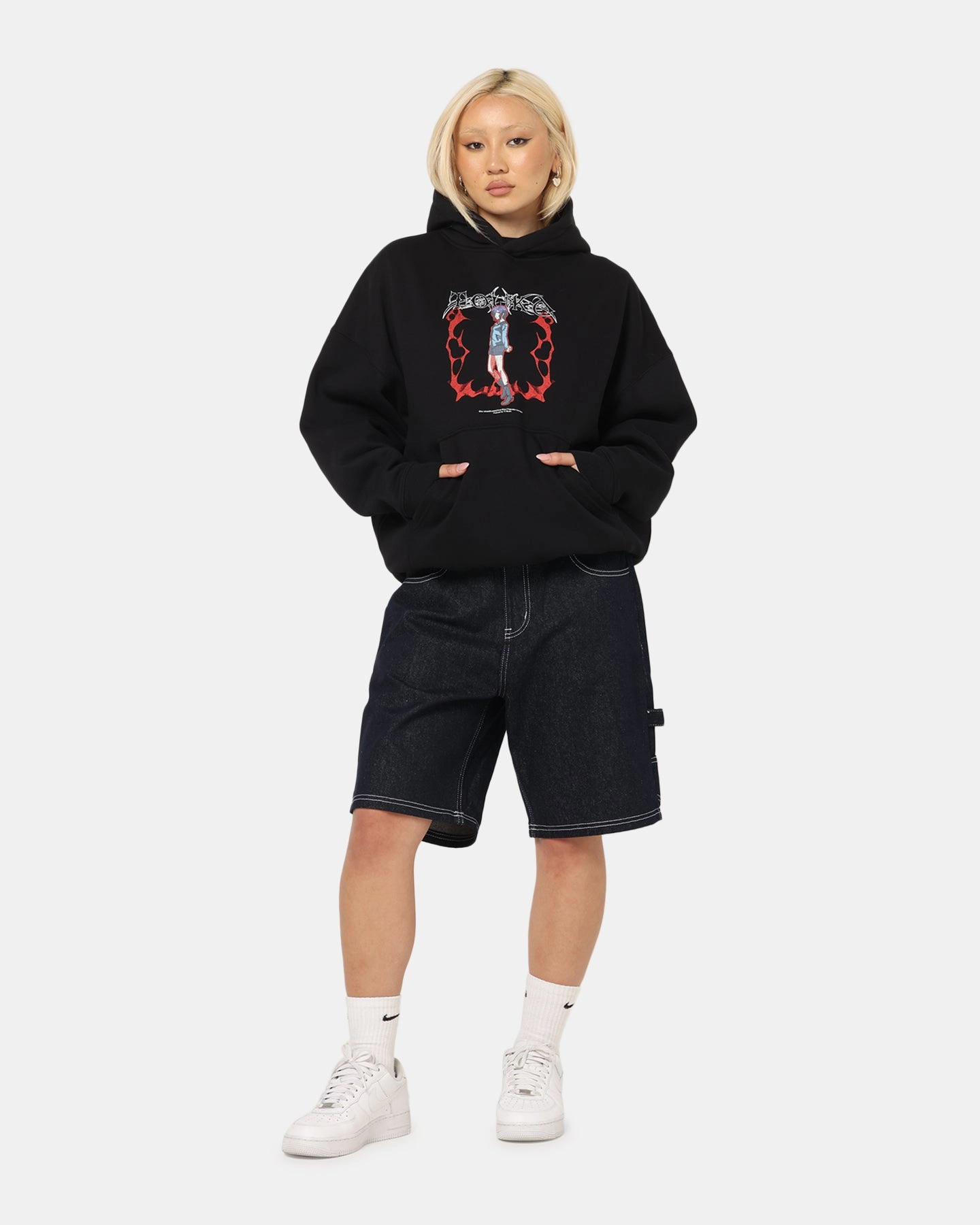 Training Wear 73 Studio X Tokyo Ghoul Rabbit Premium Hoodie Black