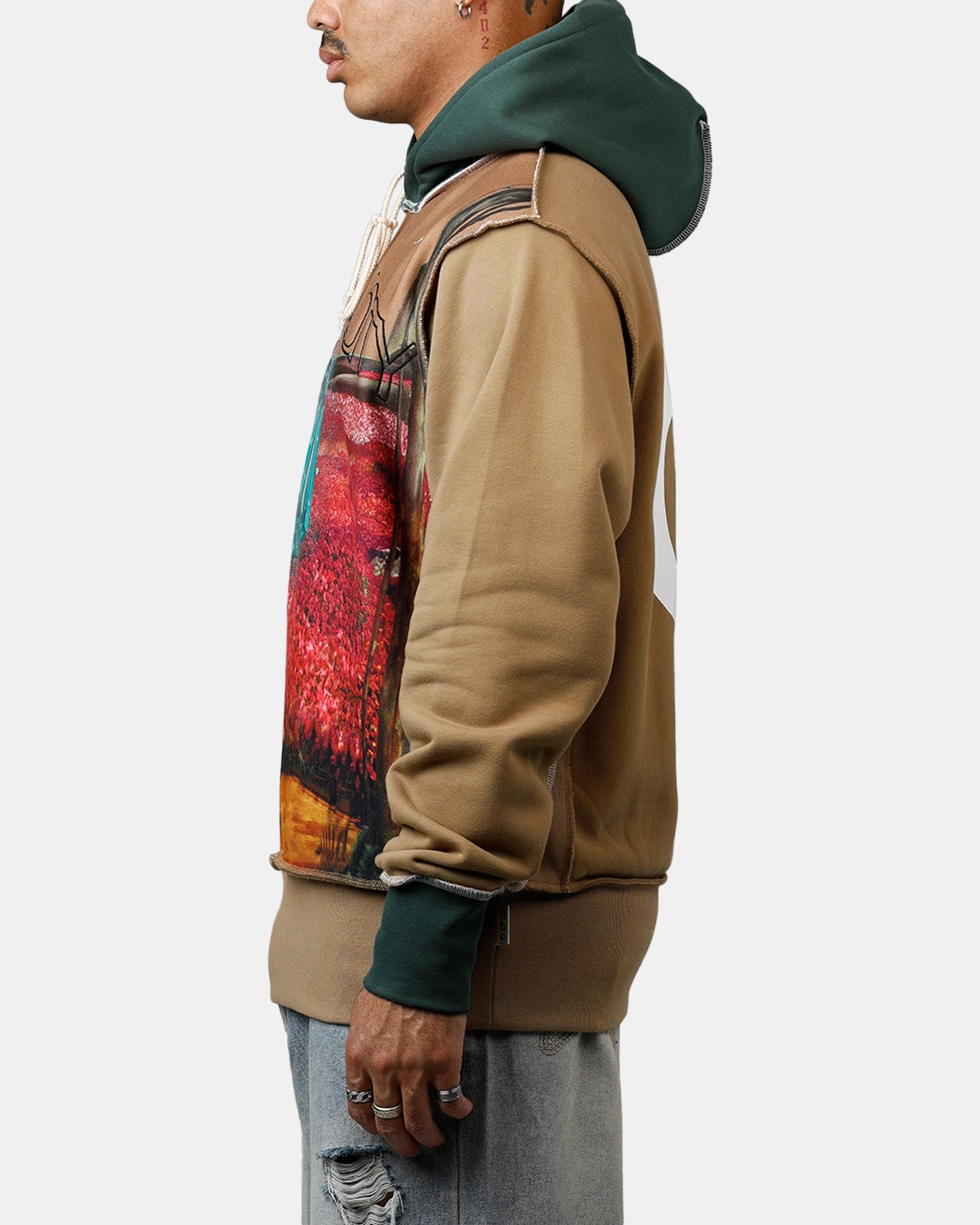 ABC Birthstone Hoodie Light Brown Model Check