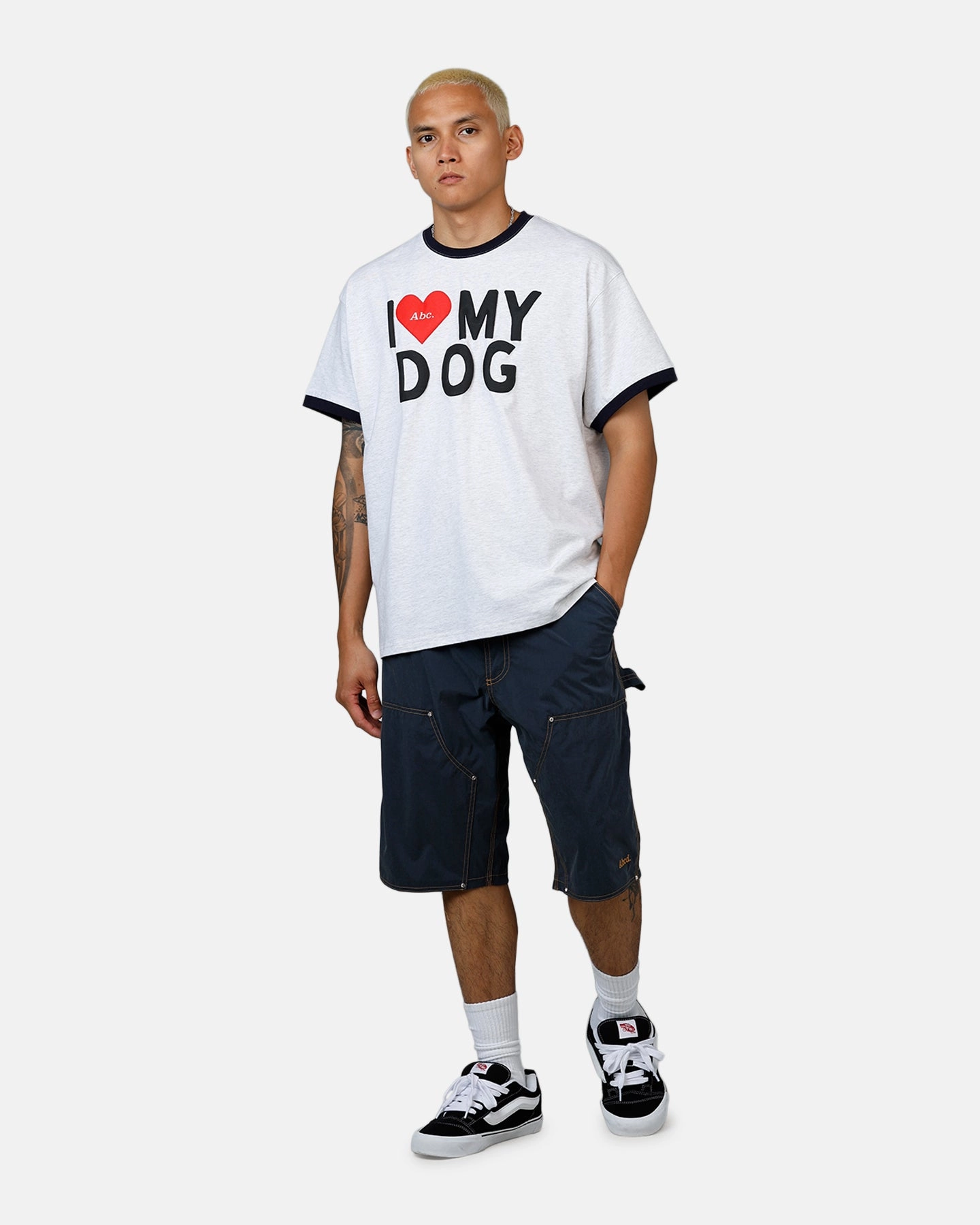 ABC Nylon Jorts Navy Functional Design Handmade