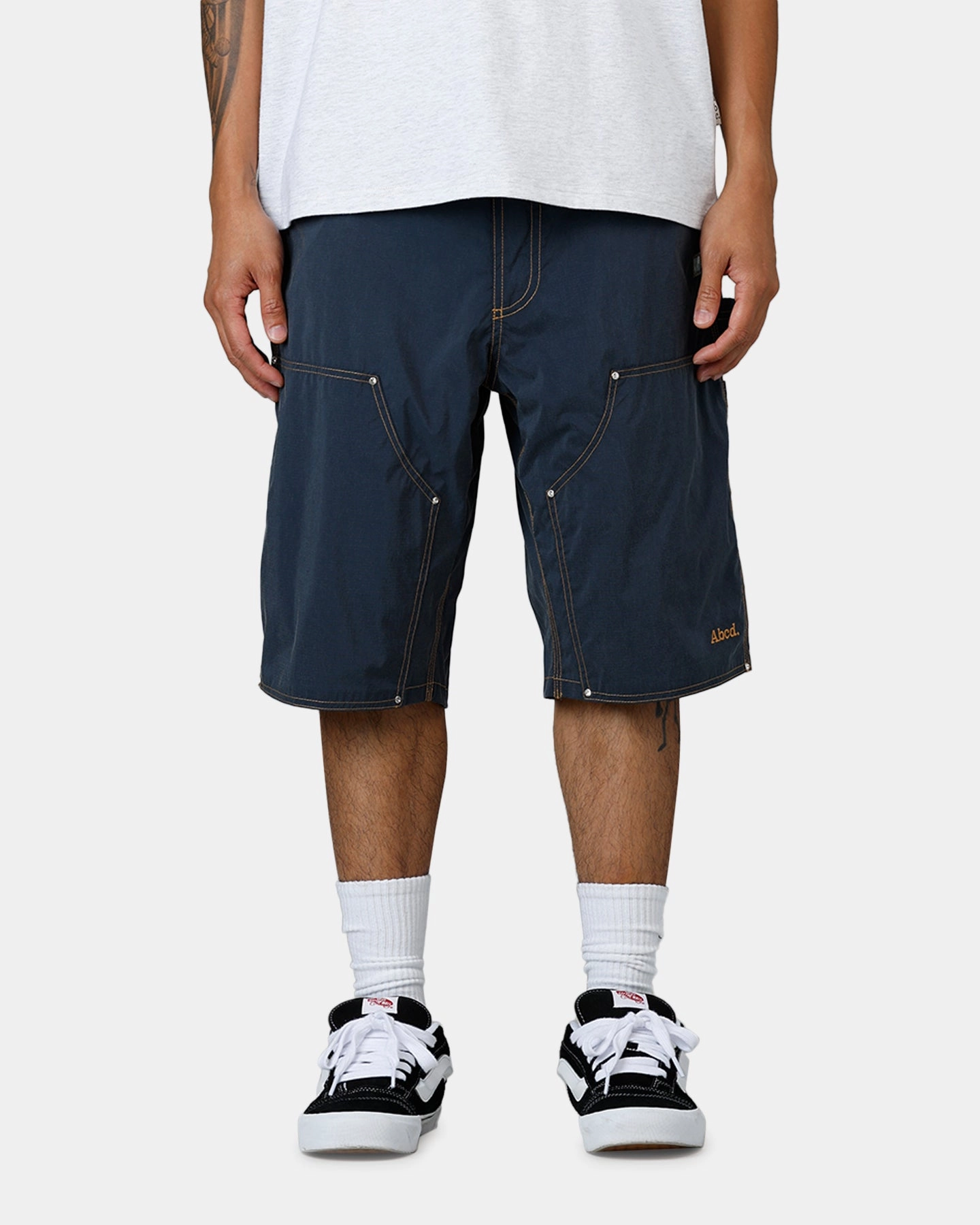 Summer Wear ABC Nylon Jorts Navy