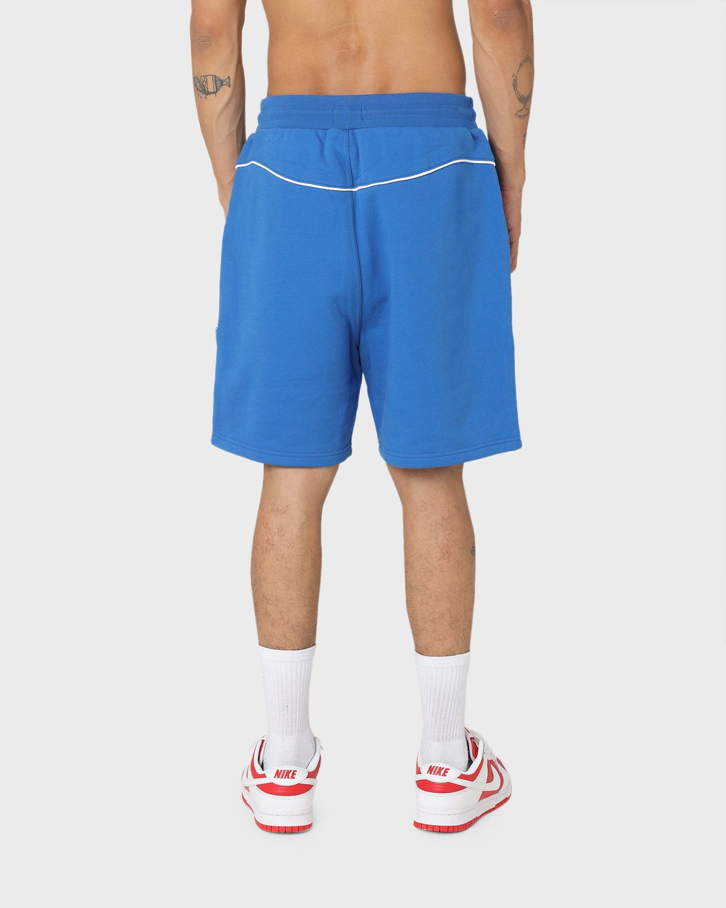 stain - resistant Carre Ange Track Shorts Blue