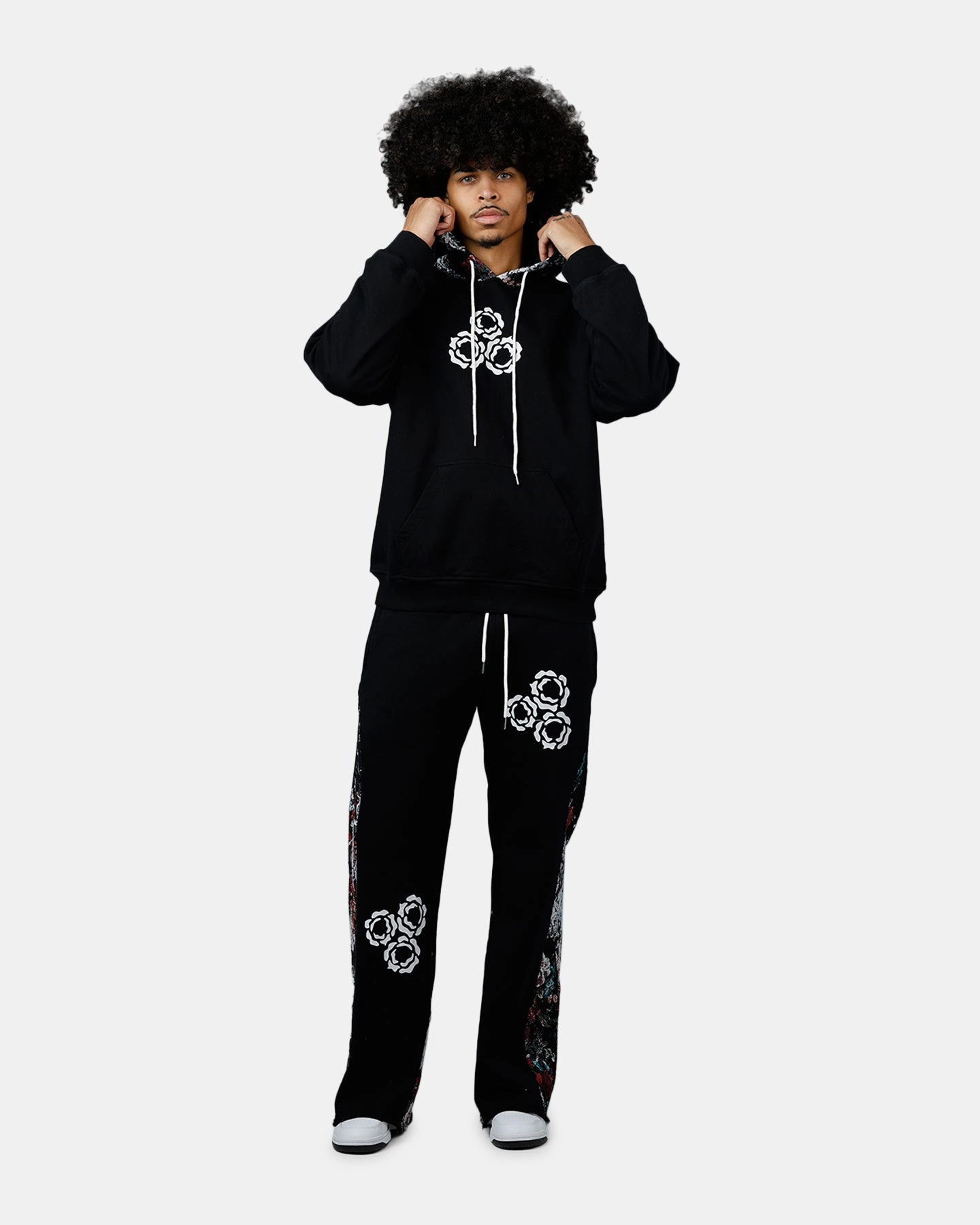 Legacy Soul By Ame Flower Hoodie Black