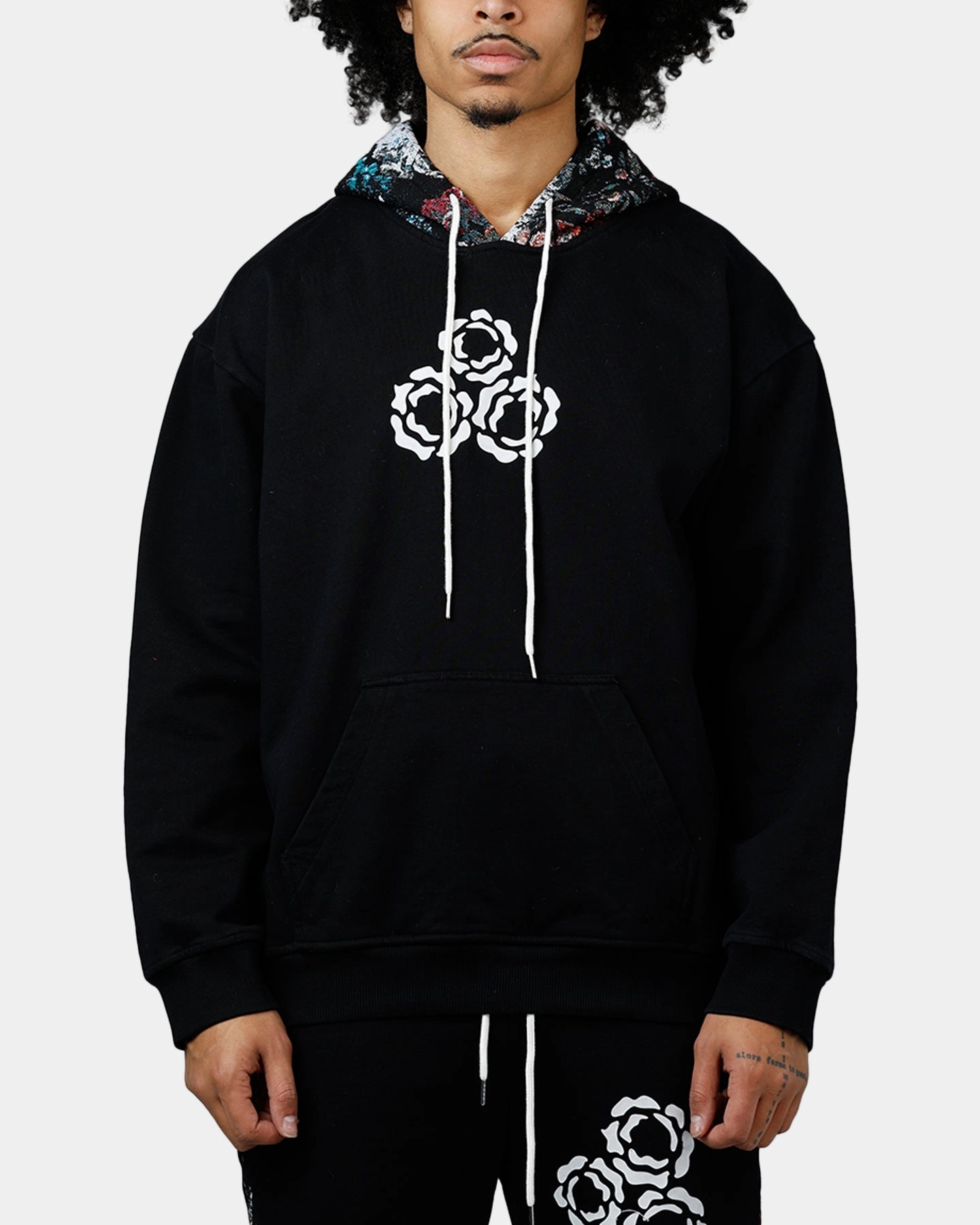 solo travel Travel Fashion Soul By Ame Flower Hoodie Black