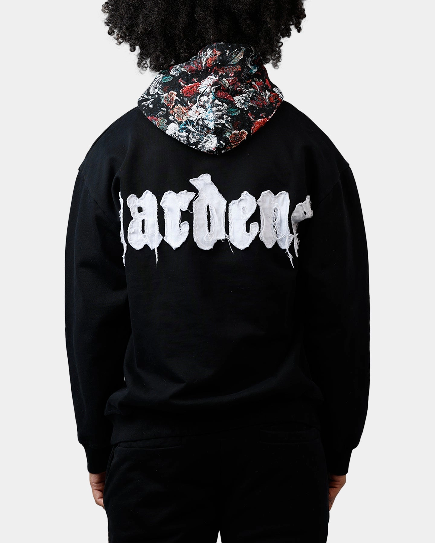 Youth Soul By Ame Flower Hoodie Black
