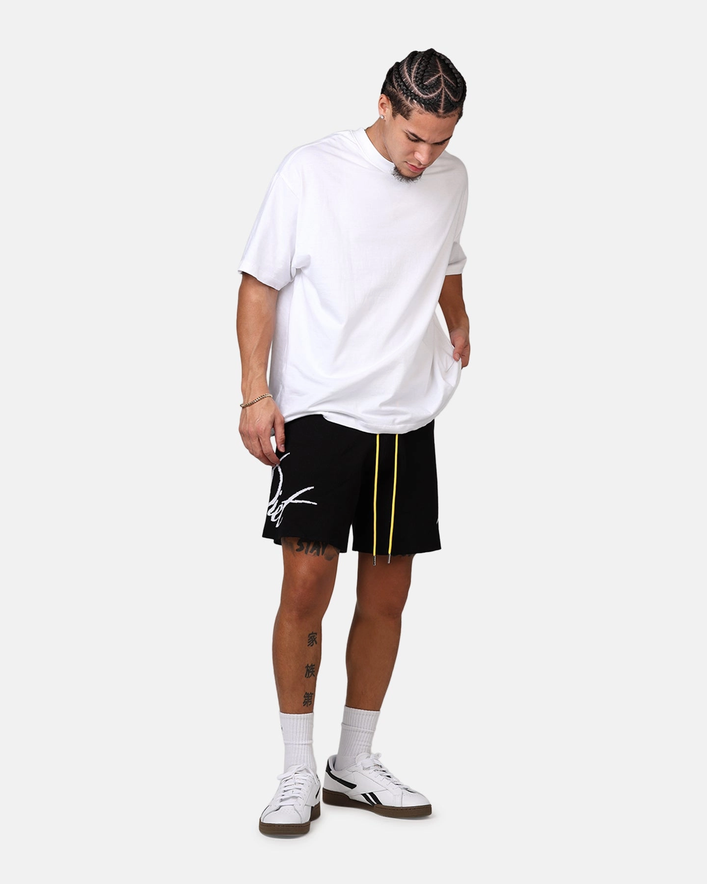Diet Starts Monday Knitted Script Shorts Black Hiking shorts Warehouse Work