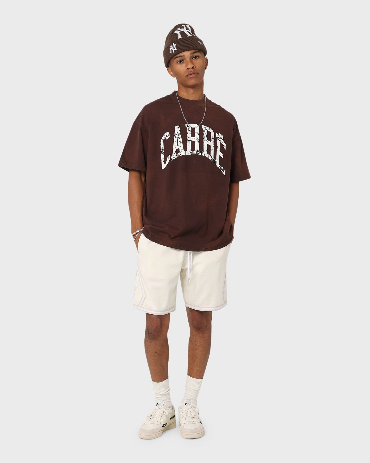 Carr?? Champs Fleece Ball Shorts Off White Multi Pocket Design cycling attire