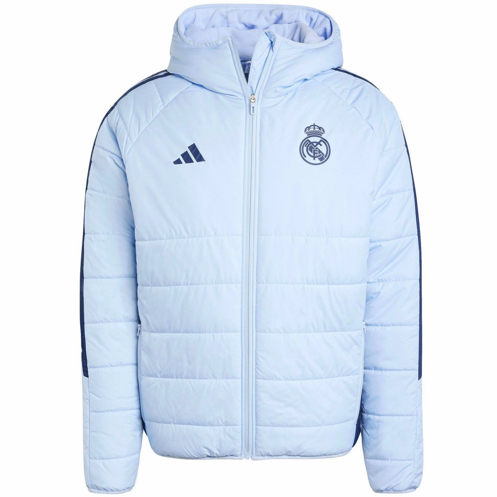 Real Madrid soccer bench padded jacket 2024/25 - Adidas Layering Options Reflective Trims