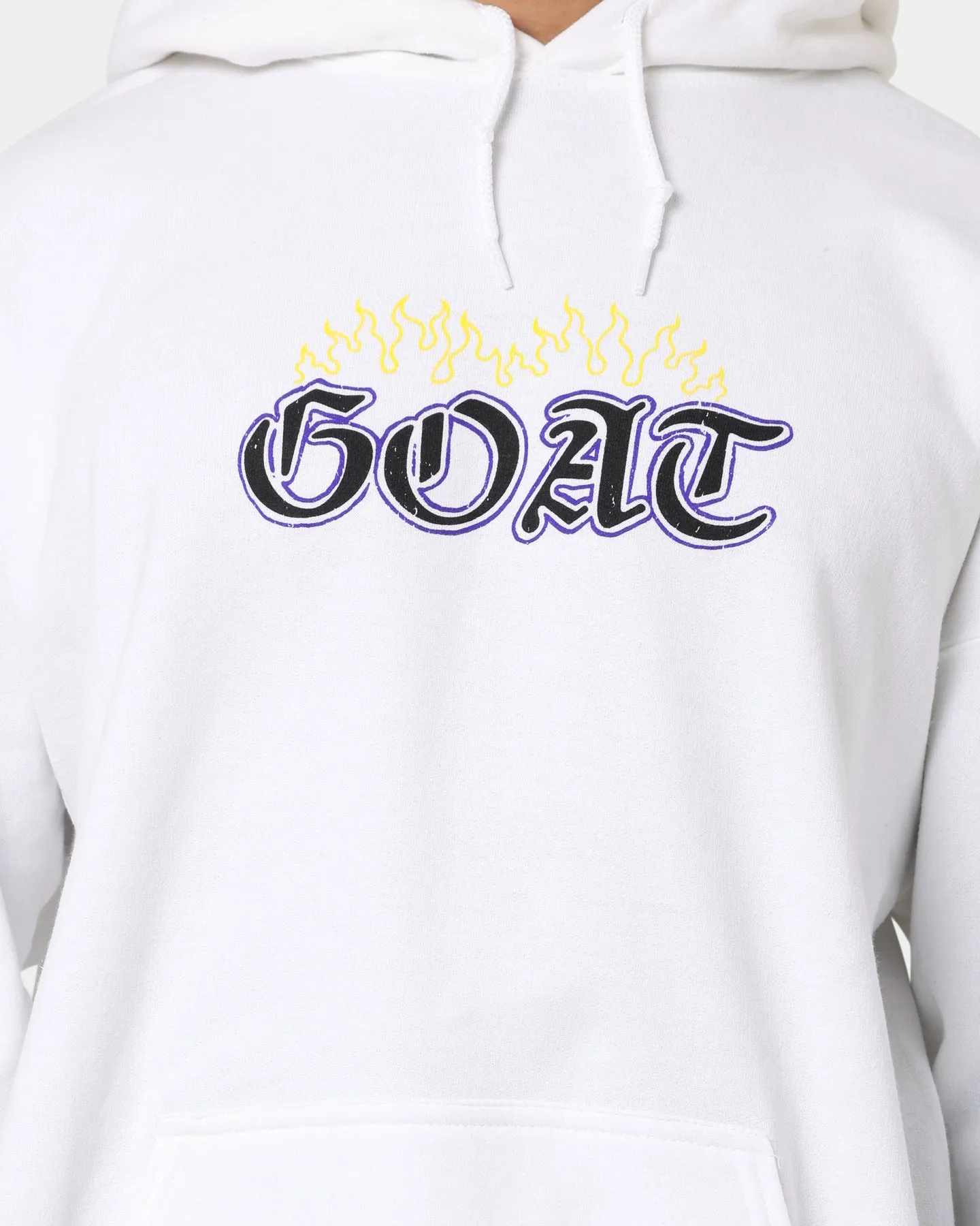 suitable for autumn festivals Goat Crew King Skeleton Hoodie White