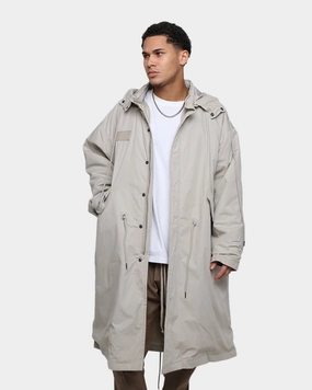suitable for rainy days MNML Hooded Trench Jacket Grey