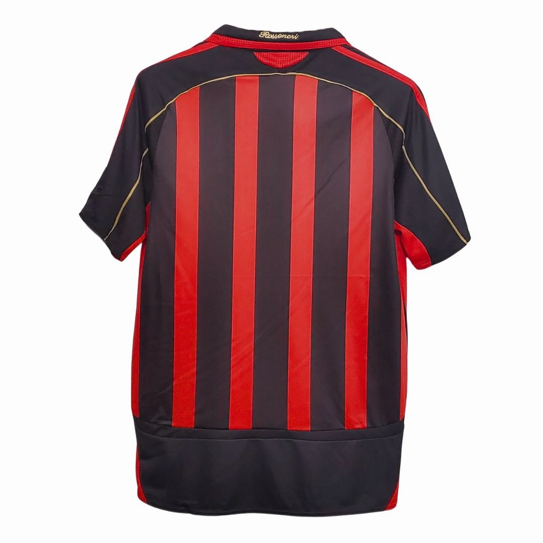 Ultra Flex Ribbed Trim Thermal regulation AC Milan 06/07 Champions League Final Home Jersey S/ Sleeve