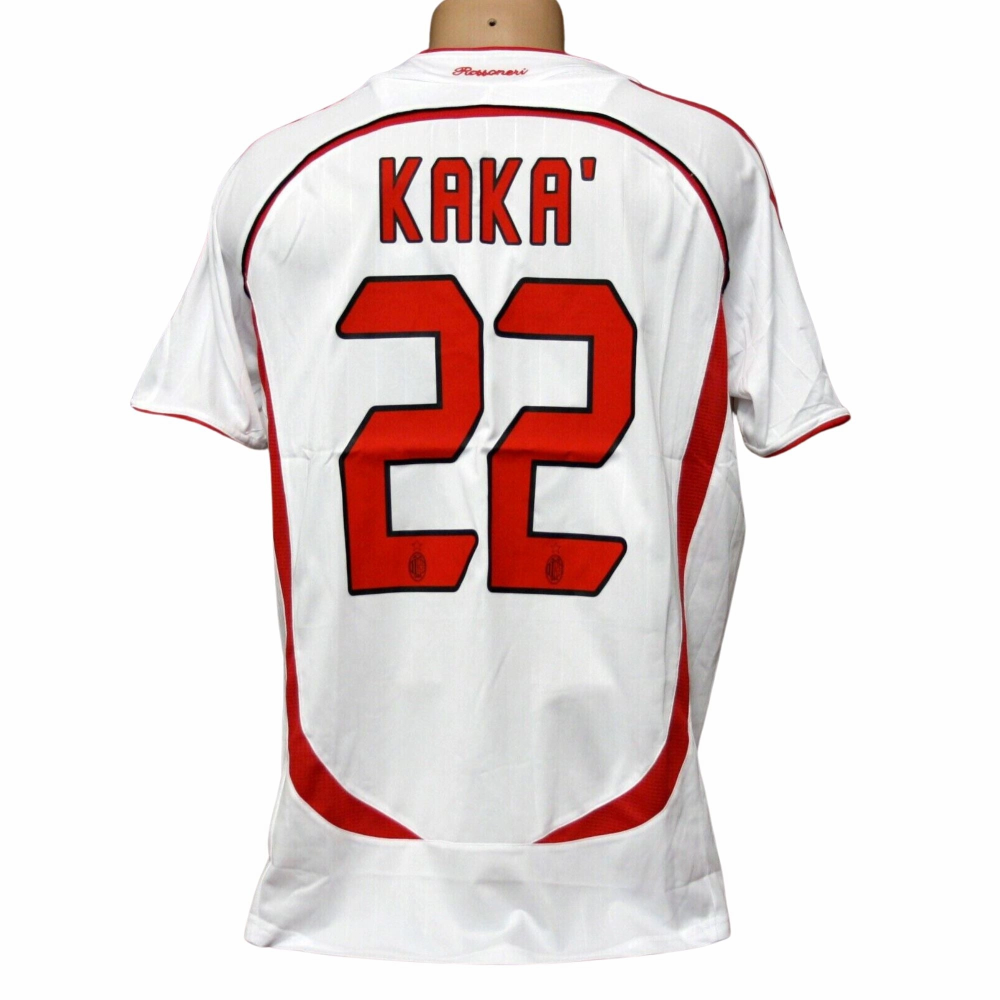 AC Milan 2006/07 UEFA Champions League Final Jersey S/ Sleeve Reflective Safety Details