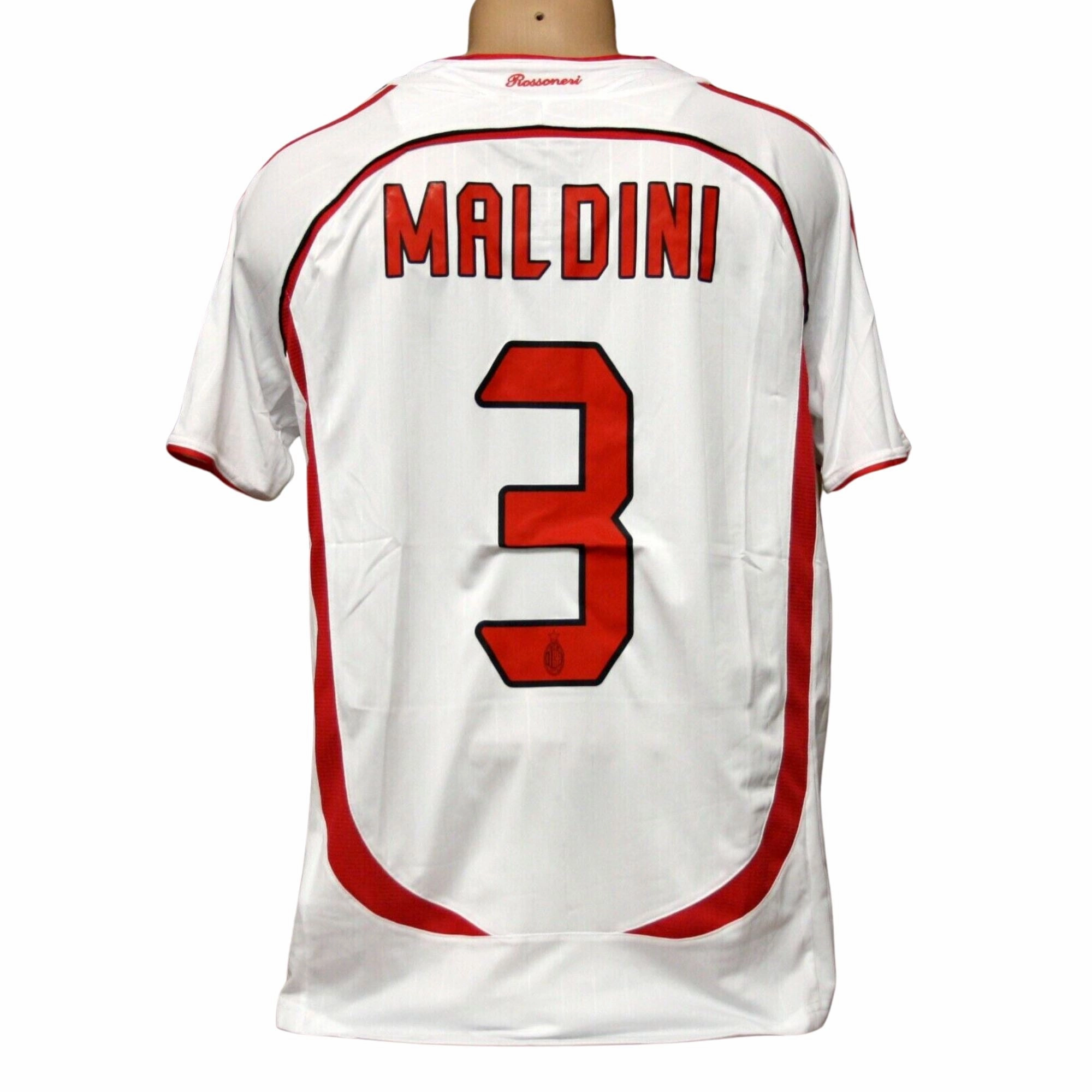 AC Milan 2006/07 UEFA Champions League Final Jersey S/ Sleeve Quick Release Cuffs