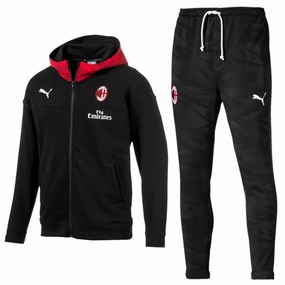 Exfoliant AC Milan black Casual presentation Soccer tracksuit 2019/20 - Puma
