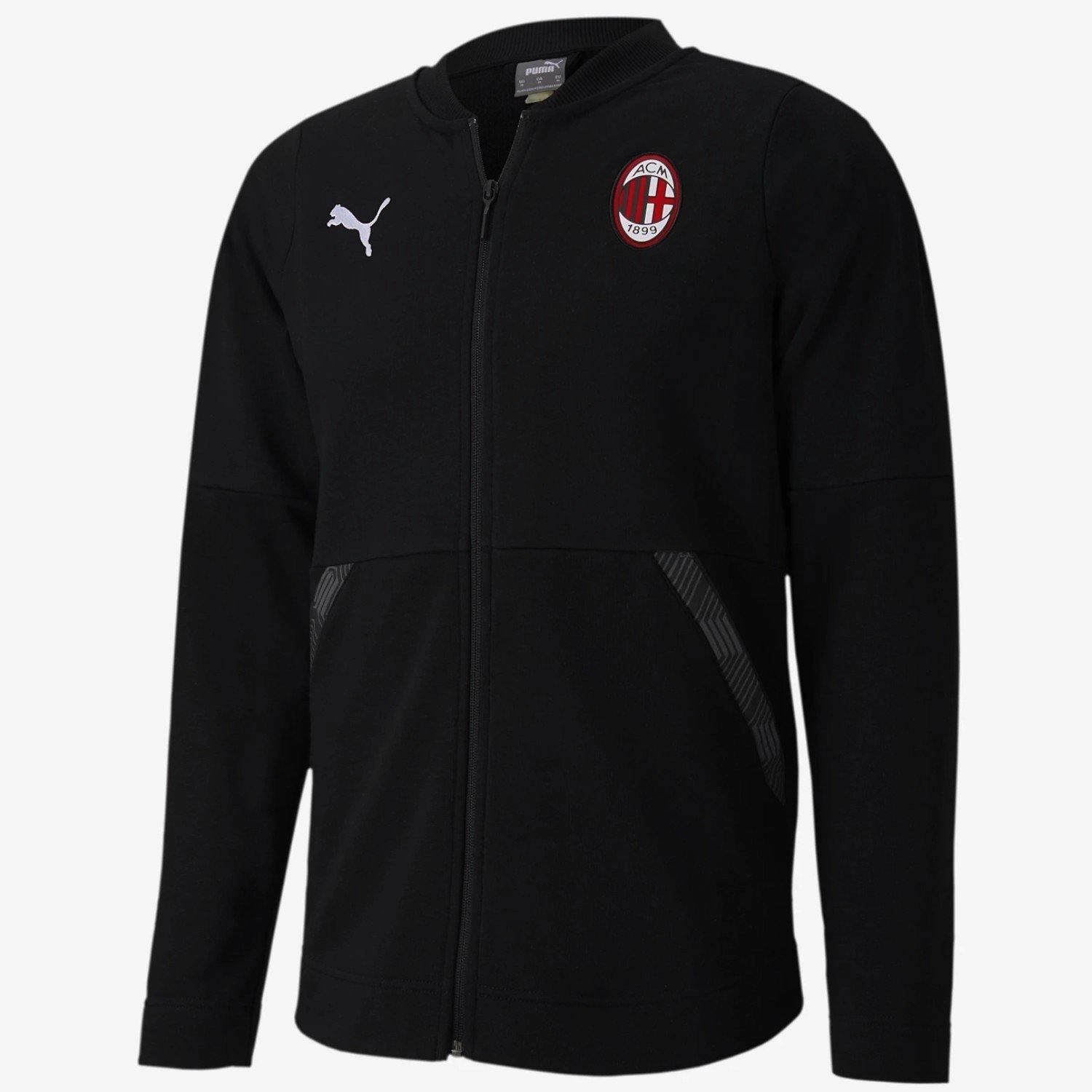 spa allergen-resistant AC Milan black Casual presentation Soccer tracksuit 2020/21 - Puma