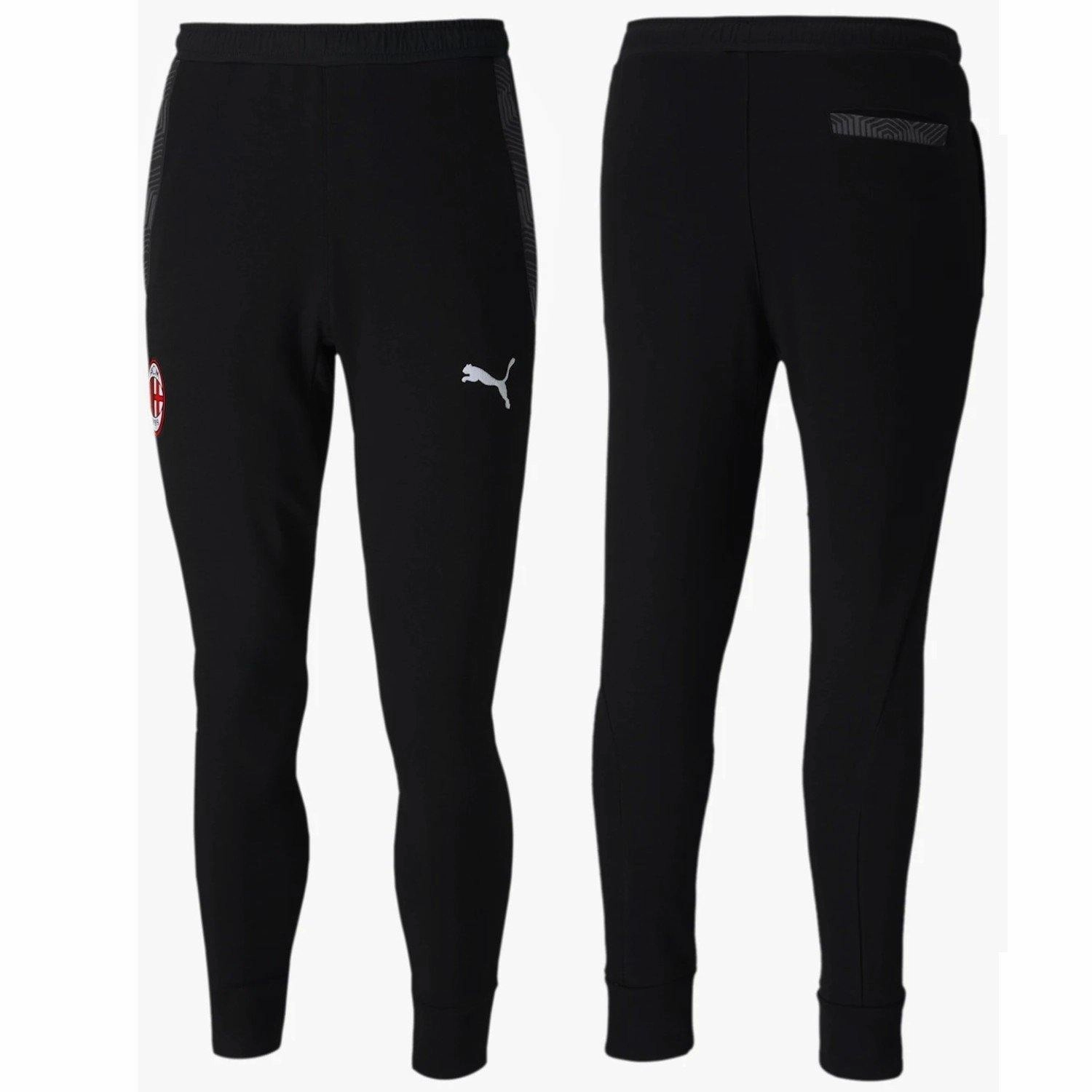AC Milan black Casual presentation Soccer tracksuit 2020/21 - Puma Odor-free