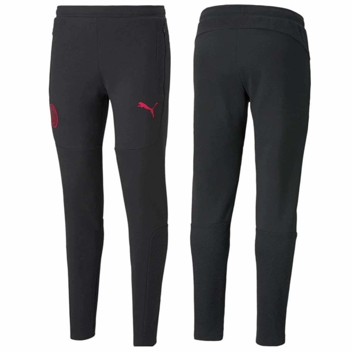 Bootcut Fit AC Milan Casual black presentation pants 2021/22 - Puma