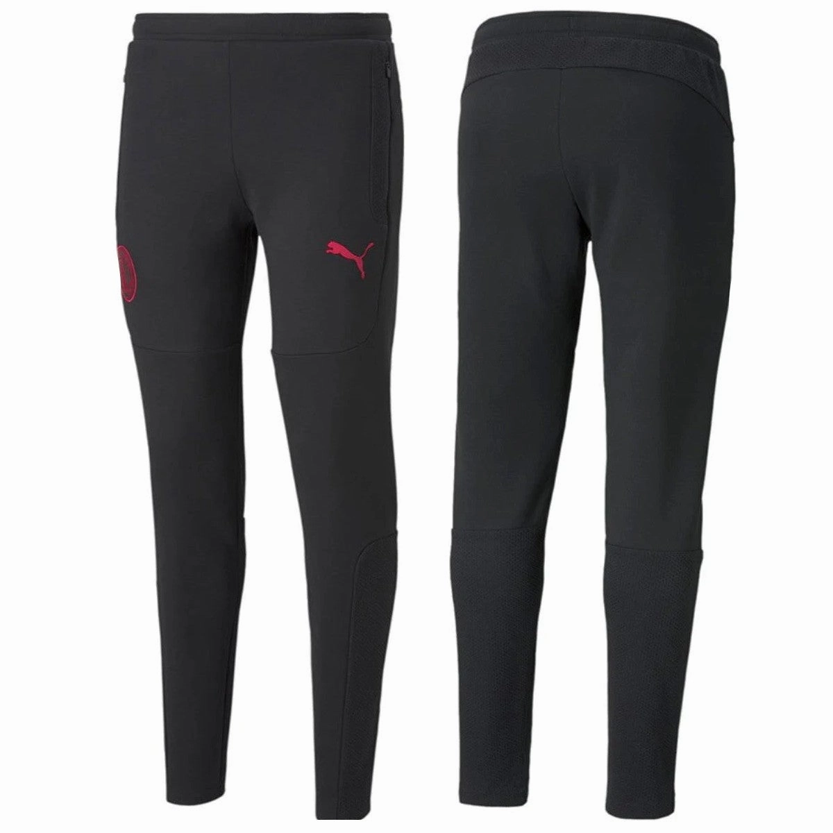 Lockdown Zipper Technology AC Milan Casual black presentation pants 2021/22 - Puma