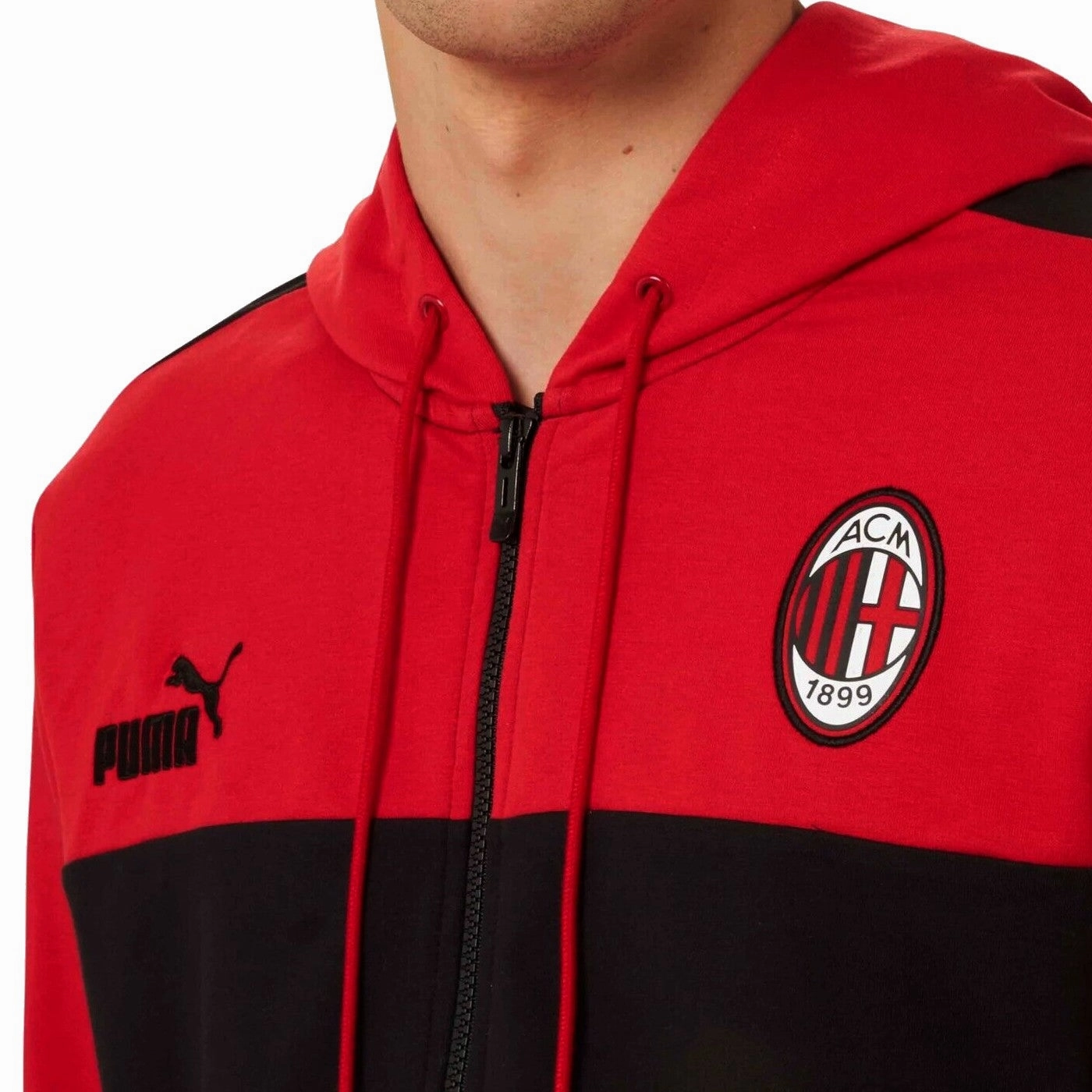 Tennis Court Sporty Performance AC Milan Casual Fans cotton presentation tracksuit 2022/23 - Puma