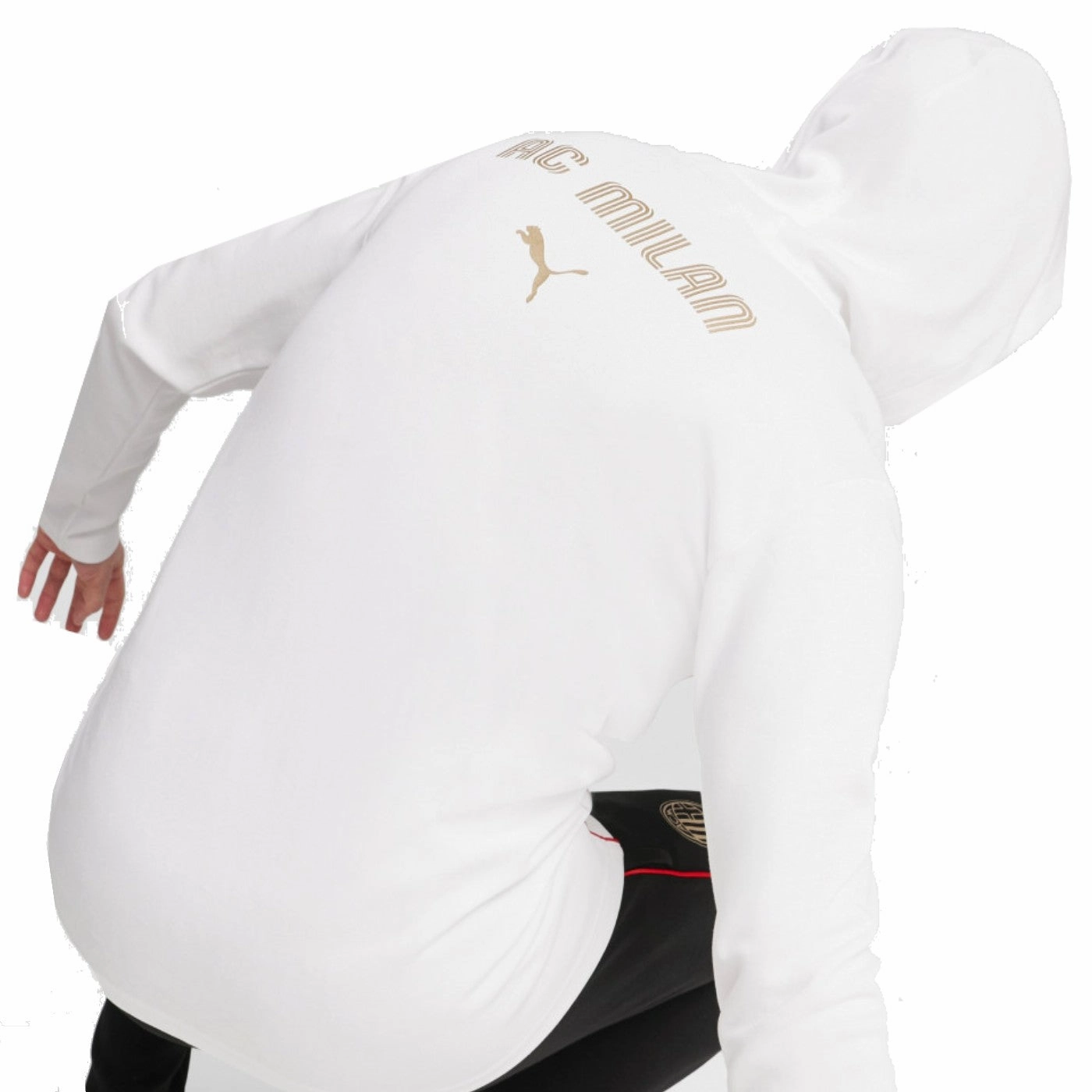 NonToxic Dye BondedSeamlessConstruction AC Milan Casual hooded presentation tracksuit 2024/25 - Puma