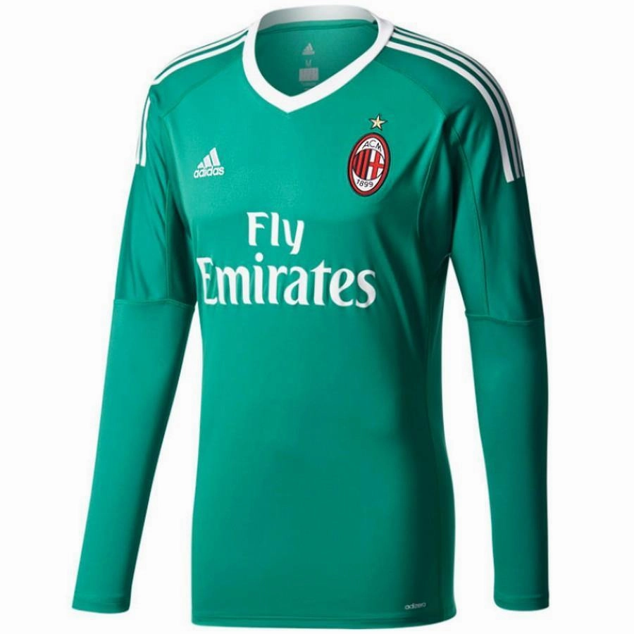 sunglasses SheerLayer Ventilation Systems AC Milan goalkeeper Home soccer jersey 2018 - Adidas
