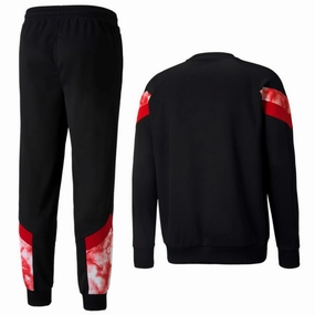 Preppy Thumbhole Cuff Design AC Milan Iconic Fans presentation Crew sweat tracksuit 2022 - Puma