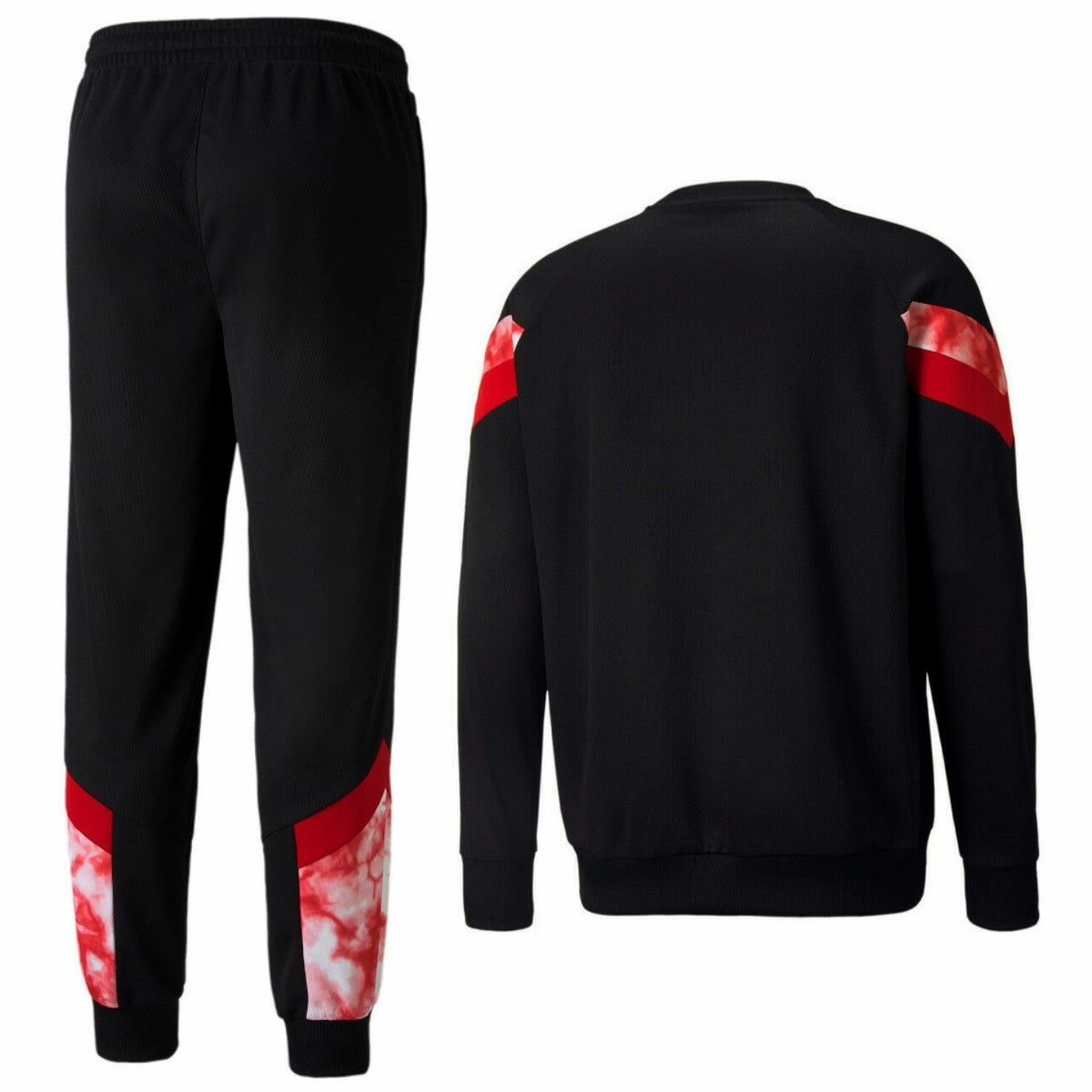 Preppy Thumbhole Cuff Design AC Milan Iconic Fans presentation Crew sweat tracksuit 2022 - Puma