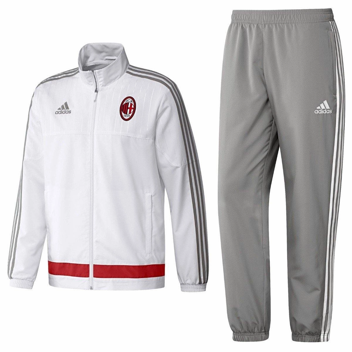 Ac Milan Presentation Soccer Tracksuit 2015/16 - Adidas health club Cycling Apparel