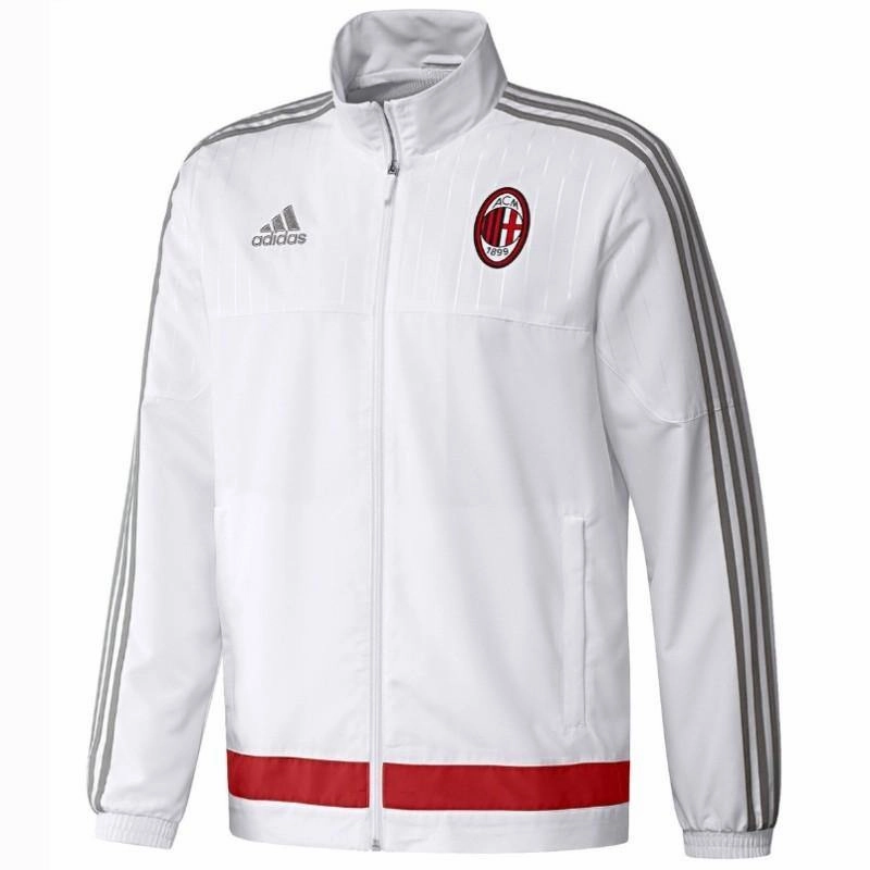 Ac Milan Presentation Soccer Tracksuit 2015/16 - Adidas Luxurious Breathable mesh inserts