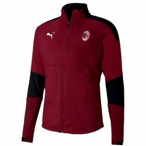 AC Milan red training presentation jacket 2020/21 - Puma Multi Purpose Compression baseball