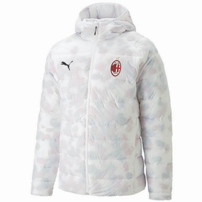 MultiClimateAdaptive AC Milan soccer white padded down jacket 2023 - Puma