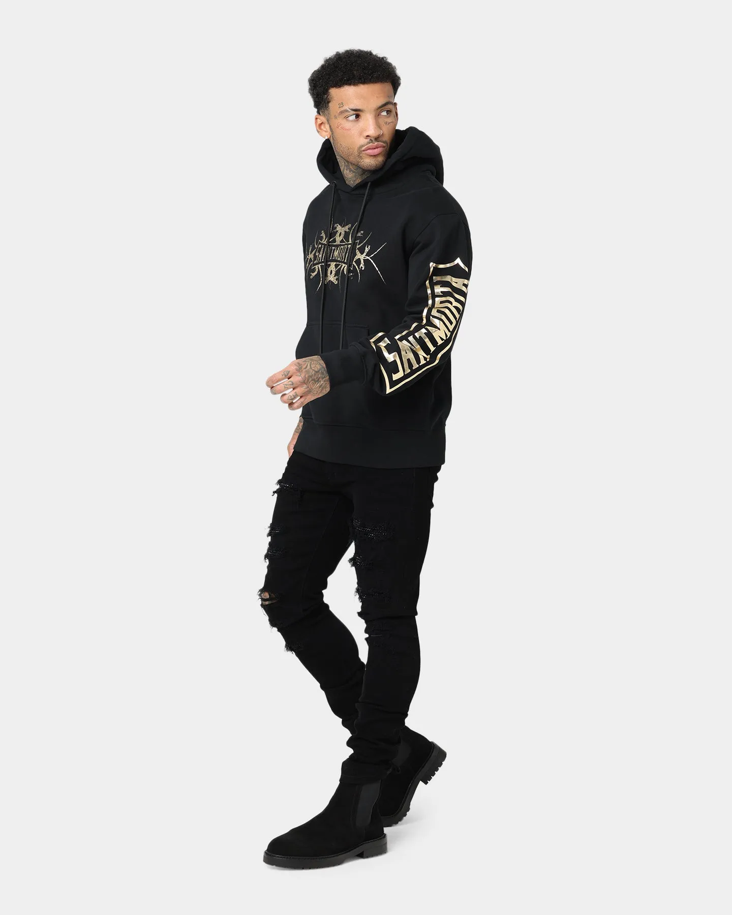 Saint Morta Venom Hoodie Black/Gold Influence