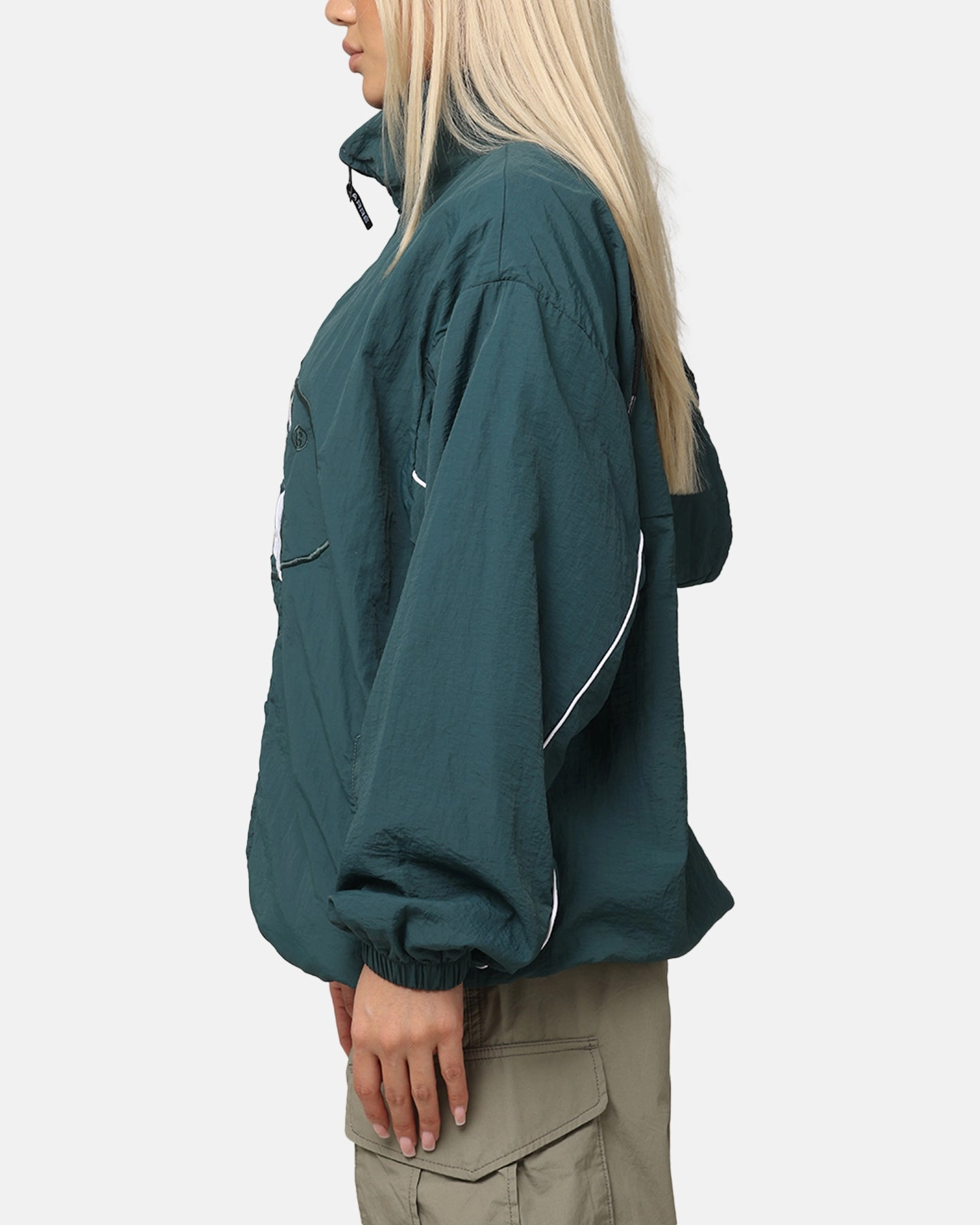 Carre C-Superstar Training Jacket Green DropShoulder Compression Packed Design