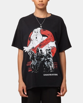 Goat Crew X Ghostbusters Vintage T-Shirt Black Wash Fashionable Ease