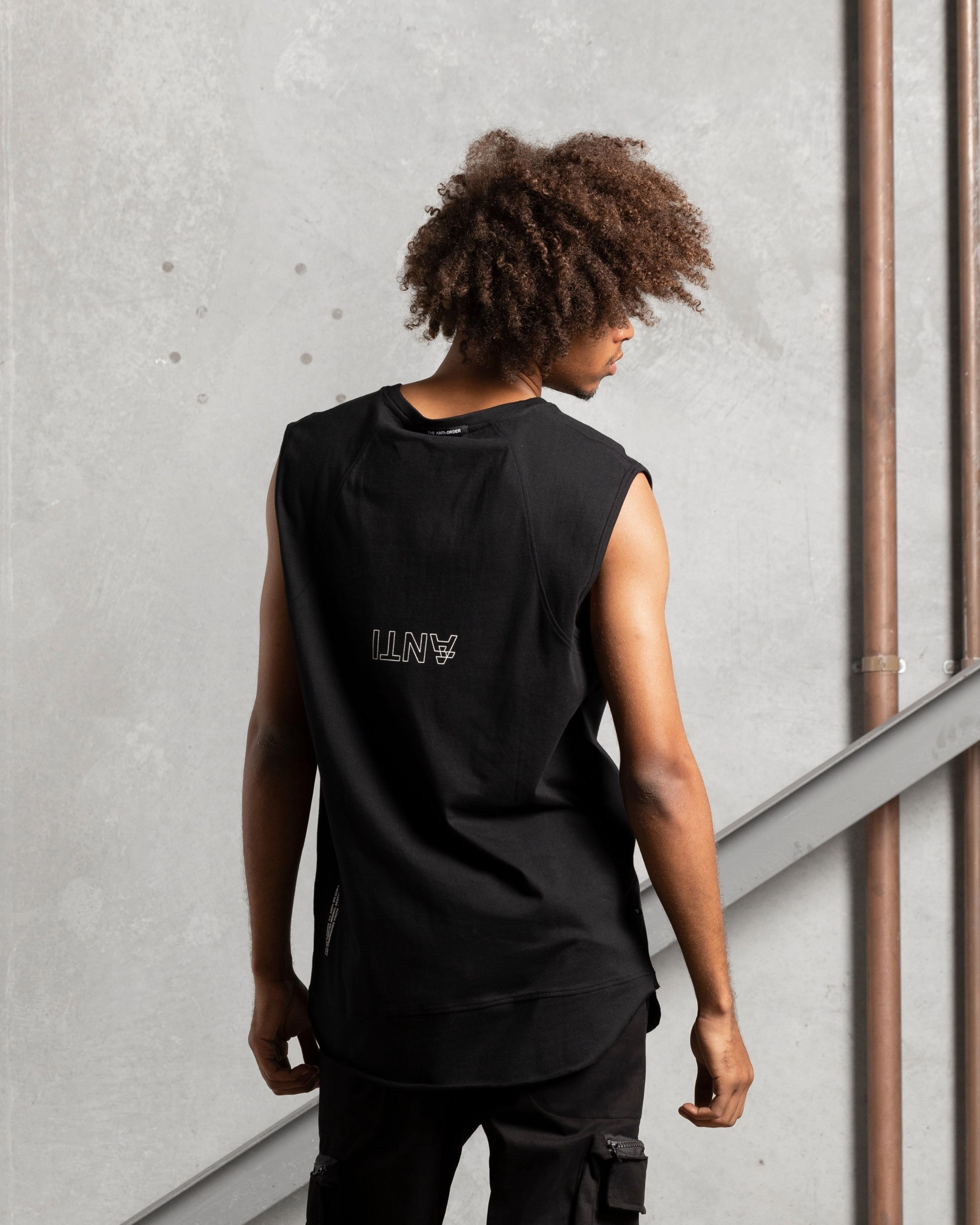 SeamlessSidePanels The Anti Order Killa Gorilla Panelled Singlet Black