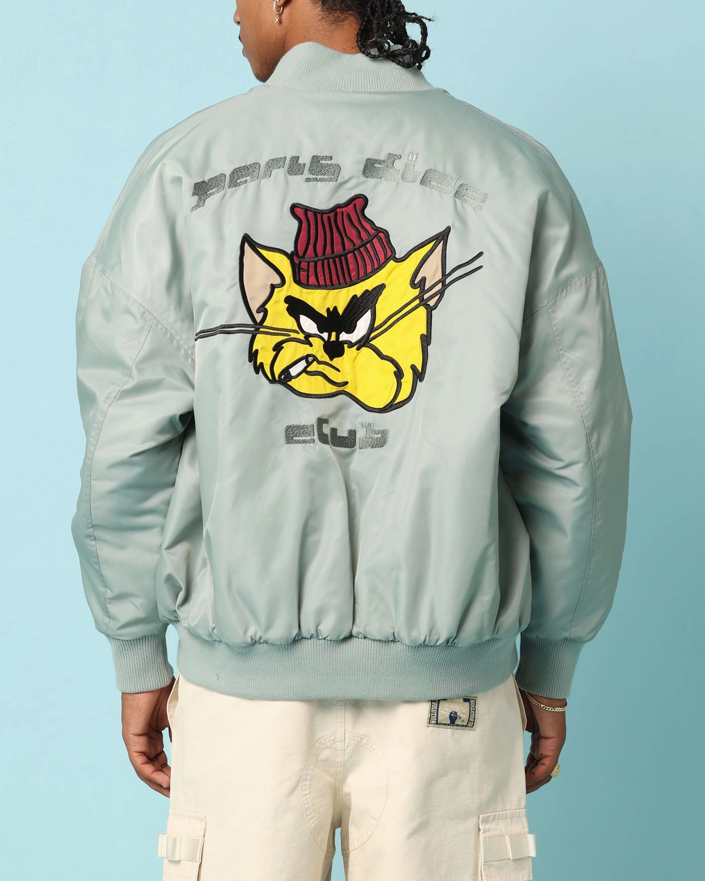 Carr?? Big Cat Bomber Jacket Green motorcycle