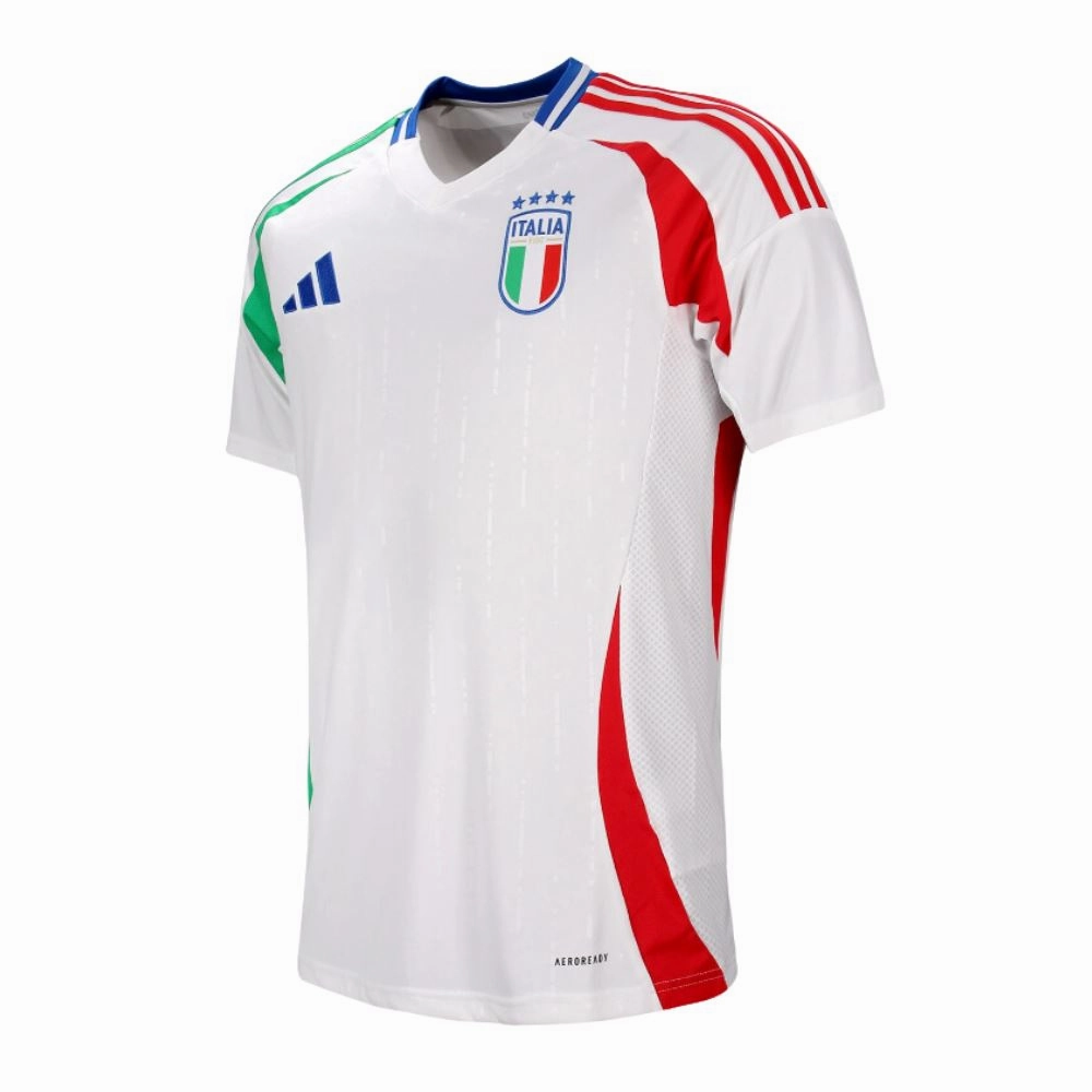 Italy Away Jersey 2024 Non Irritating Fabric Lightweight Interlock Knit