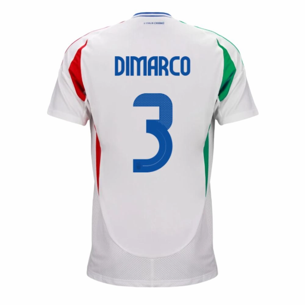 Reflective Detailing Sweat Wicking Ribbing Italy Away Jersey 2024