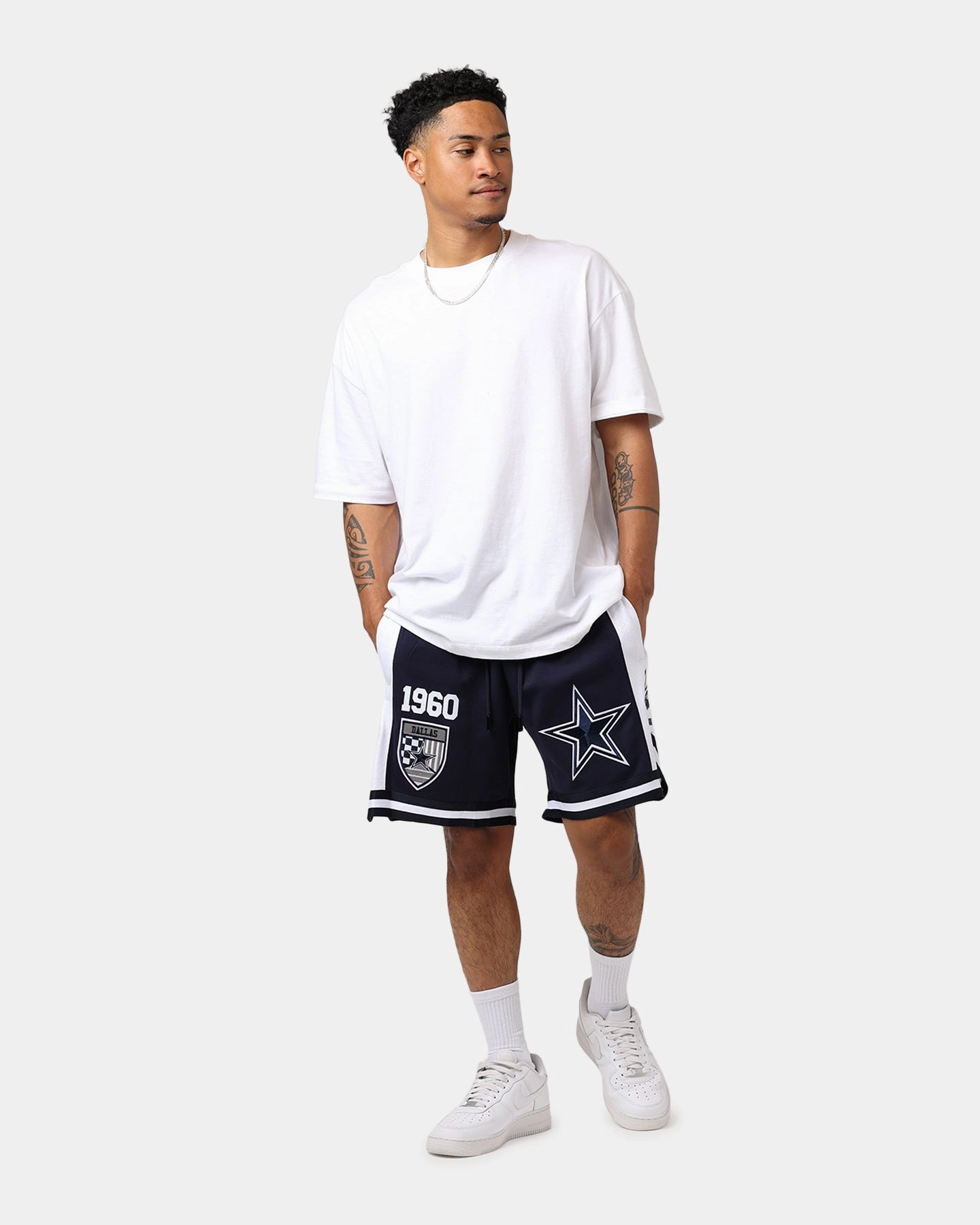 Pro Standard Dallas Cowboys Fast Lane 2.0 Shorts Midnight Navy Moisture Controlled Lining Stay Cool